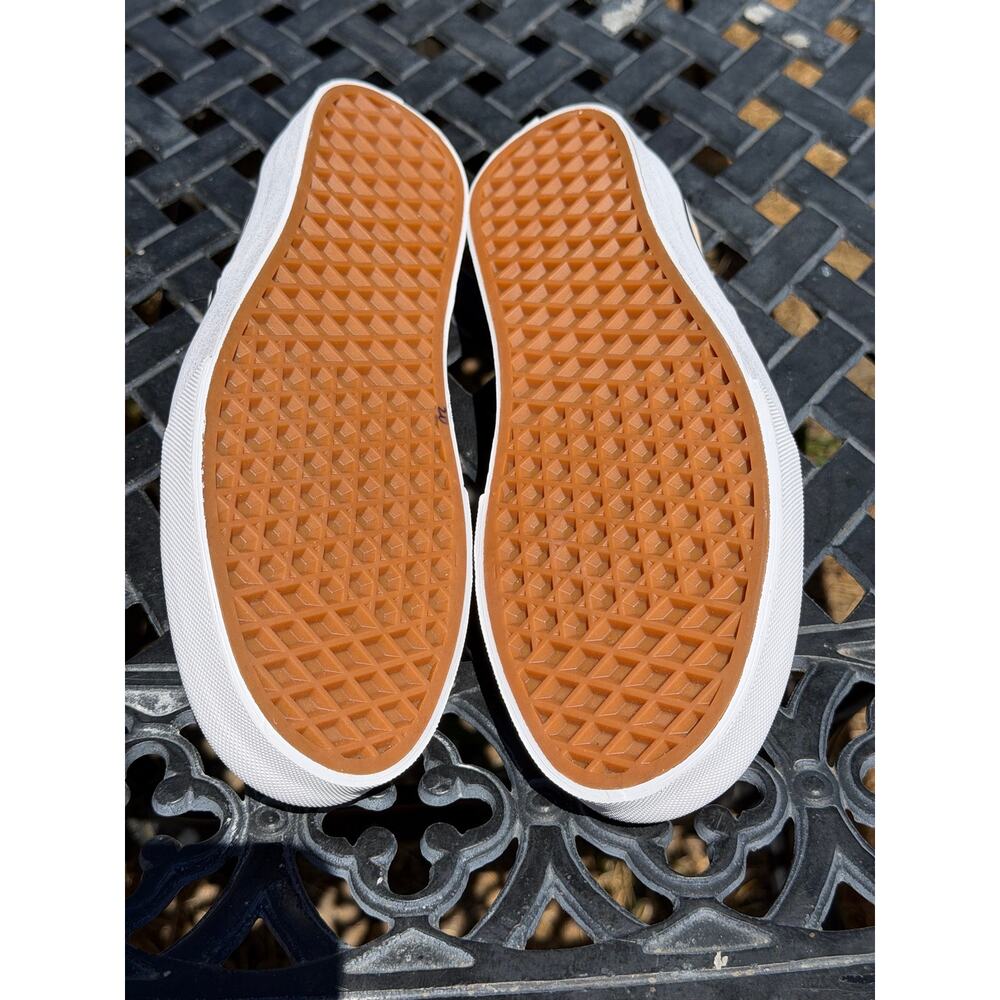 Vans Authentic Checkerboard Apricot Shoes Women’s Sz 9 Men’s Sz 7.5 NWOT - Picture 7 of 8